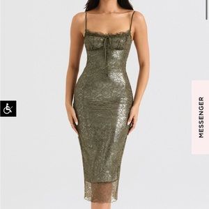 House of CB Isla Lace Midi Dress